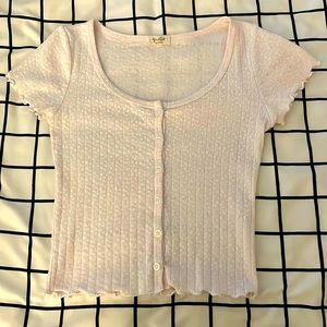 Brandy Melville Button Up! OS ! Color- Light Pink!